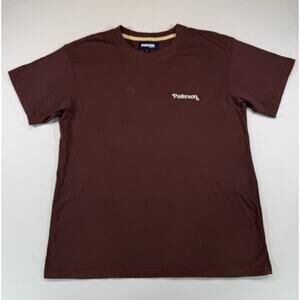 Paterson Golf T Shirt Mens Medium Brown Graphic Back Logo Streetwear
